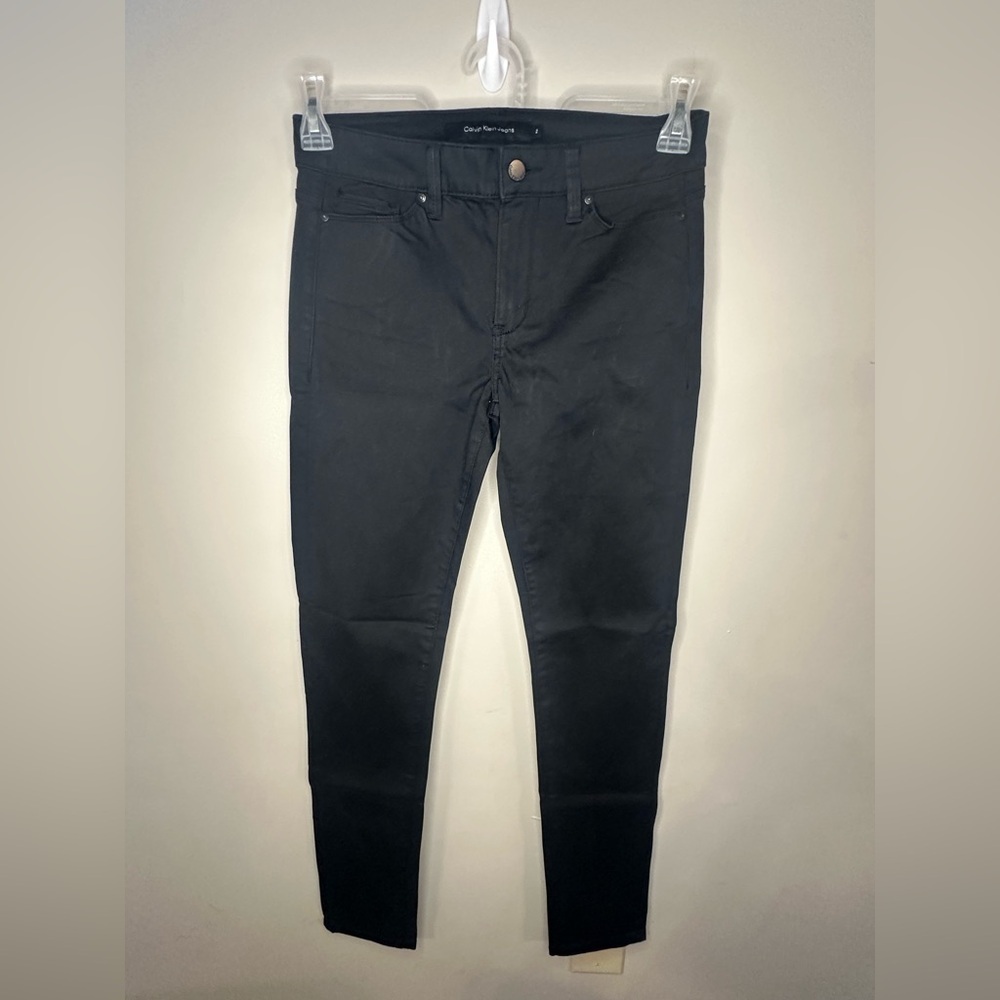 Womens Calvin Klein Black Jeans Size 2